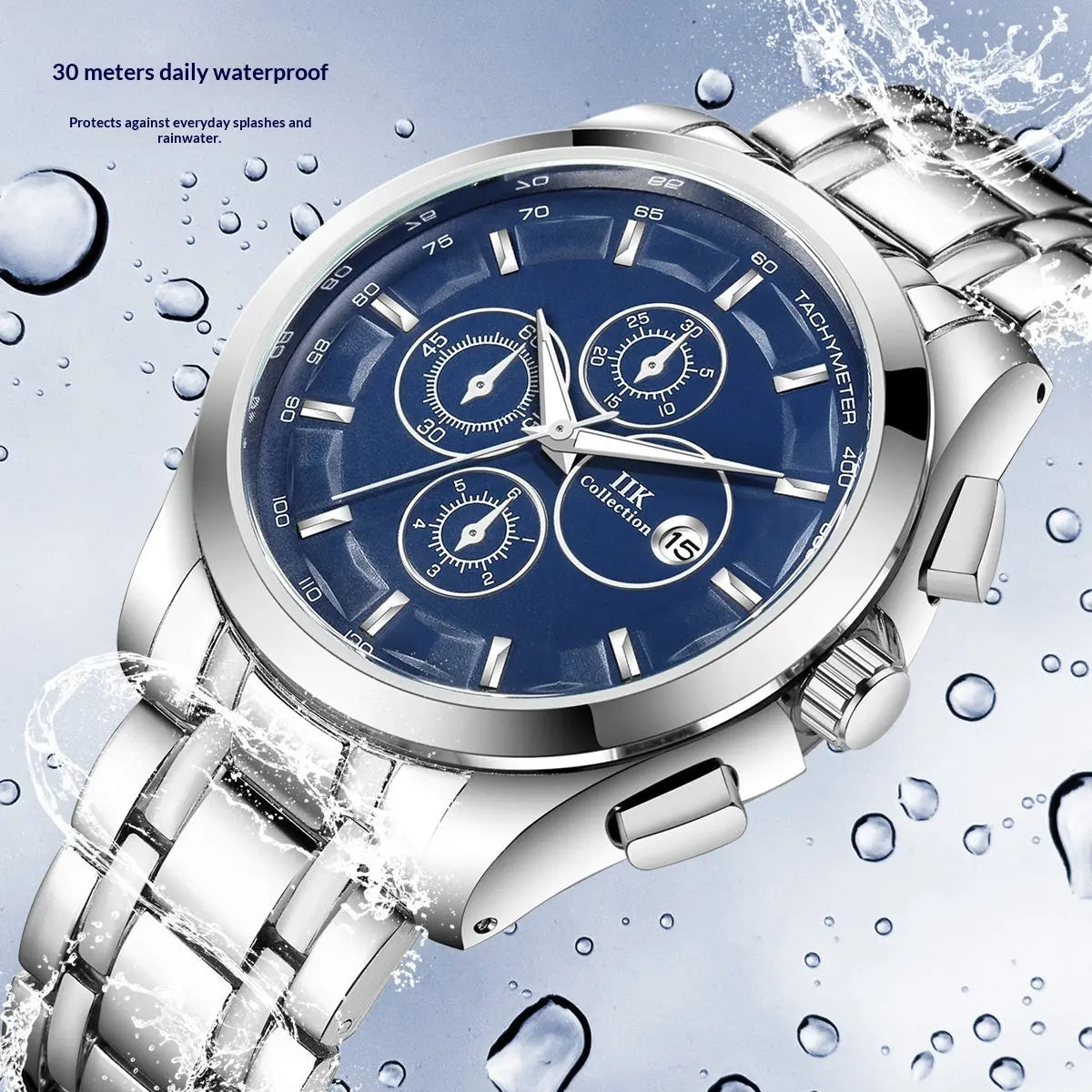 New Luminous Hands Alloy Mens Quartz Watch Elite Gentleman