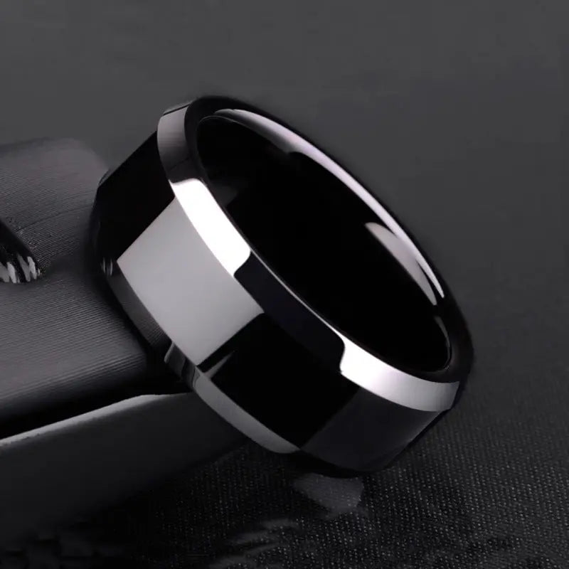 Niche Rings For Men And Women Stainless Steel Couple Rings Elite Gentleman