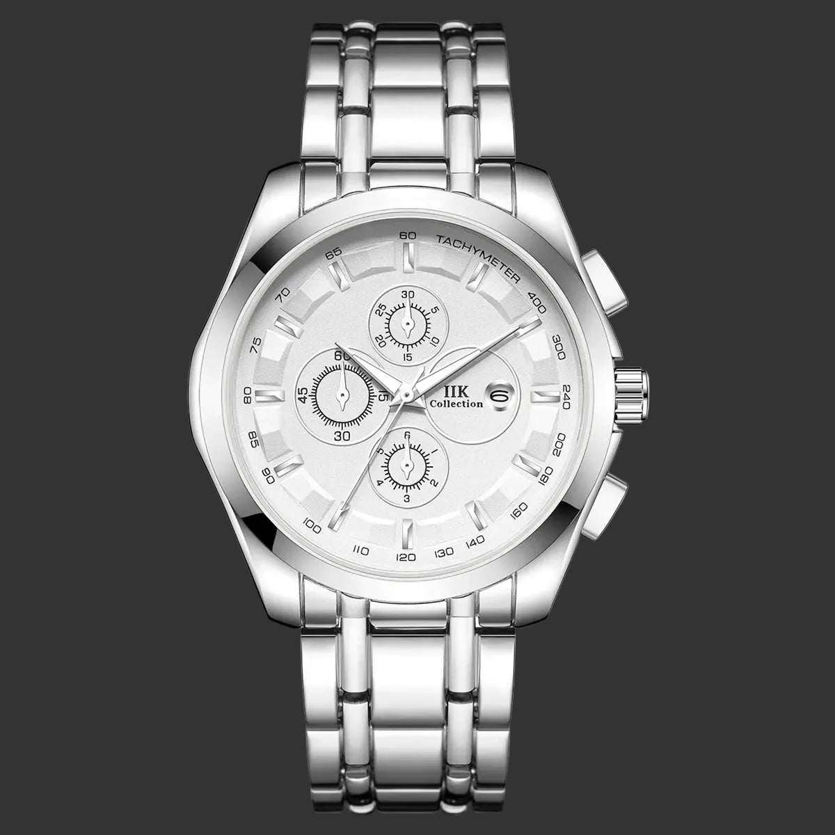 New Luminous Hands Alloy Mens Quartz Watch Elite Gentleman