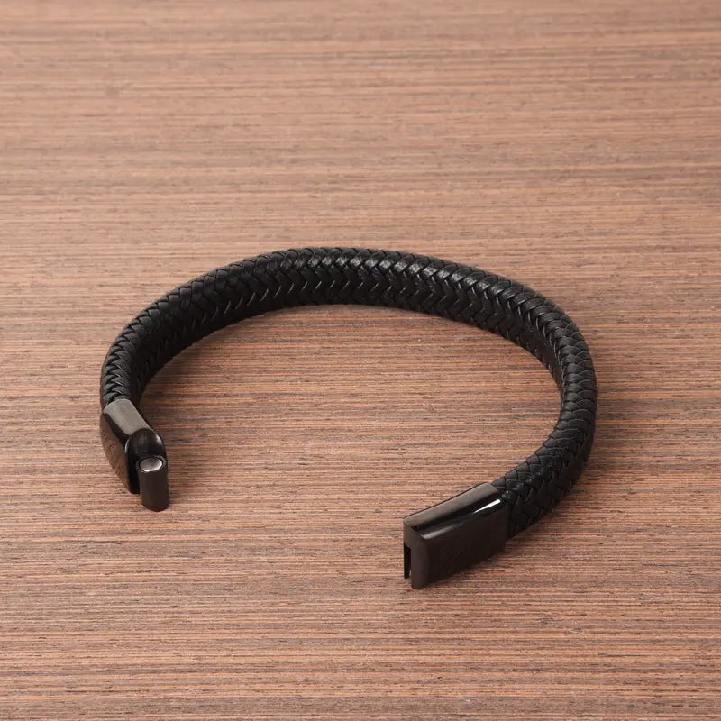 Classic Men Leather Bracelets Elite Gentleman