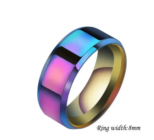 Niche Rings For Men And Women Stainless Steel Couple Rings Elite Gentleman