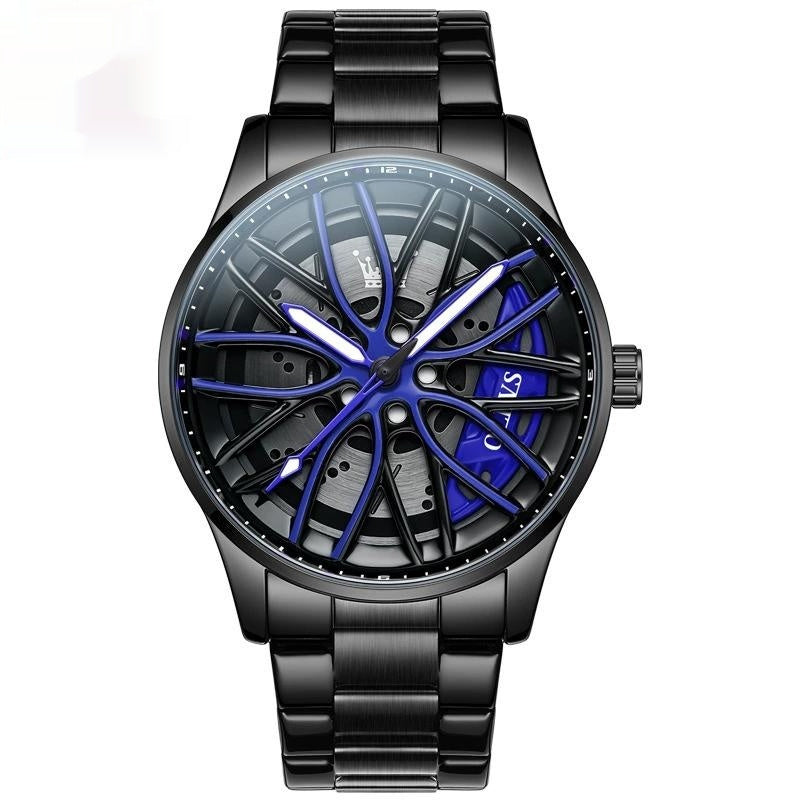 OLEVS 9937 Hip Hop Car Wheel Watch