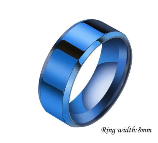 Niche Rings For Men And Women Stainless Steel Couple Rings Elite Gentleman