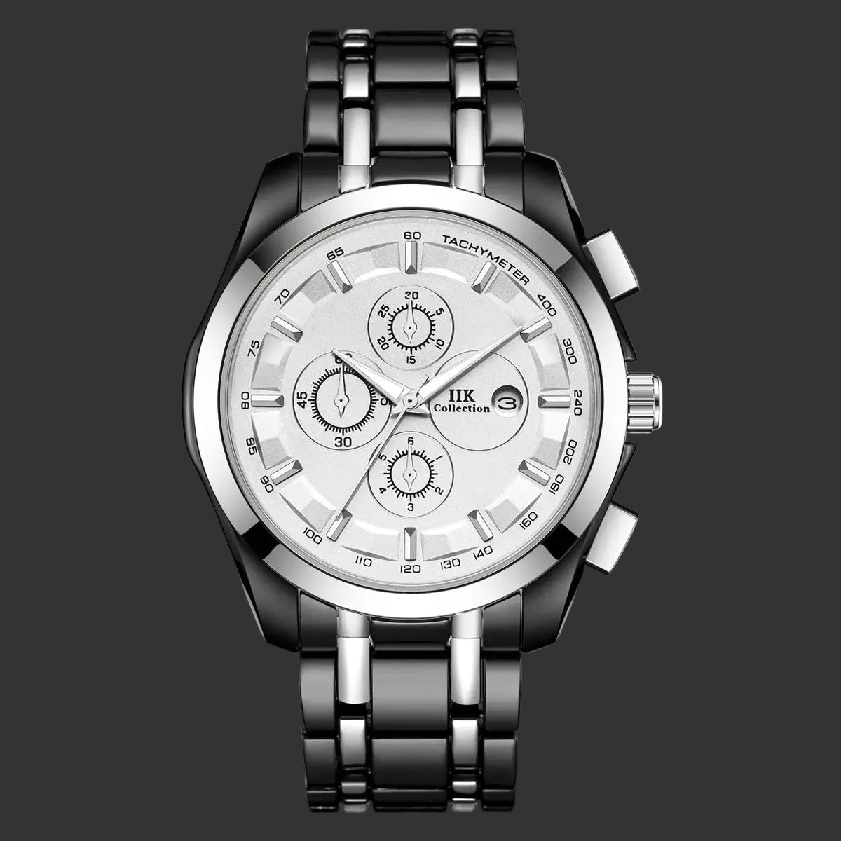 New Luminous Hands Alloy Mens Quartz Watch Elite Gentleman