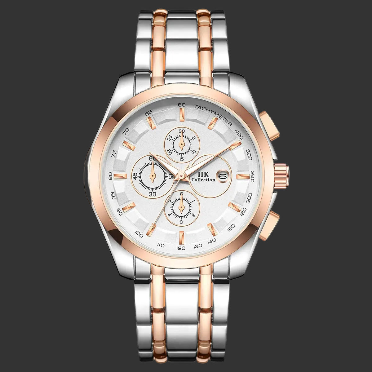 New Luminous Hands Alloy Mens Quartz Watch Elite Gentleman